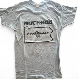 Source-unknown Men's Blue and Grey T-shirt